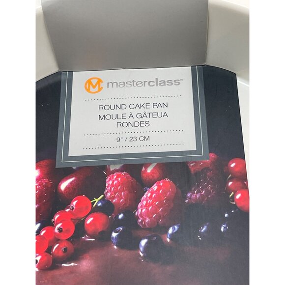 Master Class 9" Round Cake Pan Non-Stick Heavy Gauge Steel Dishwasher Safe New ! - Picture 4 of 6